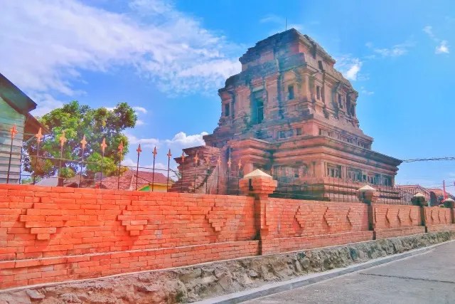 Struktur bangunan Candi Gunung Gangsir