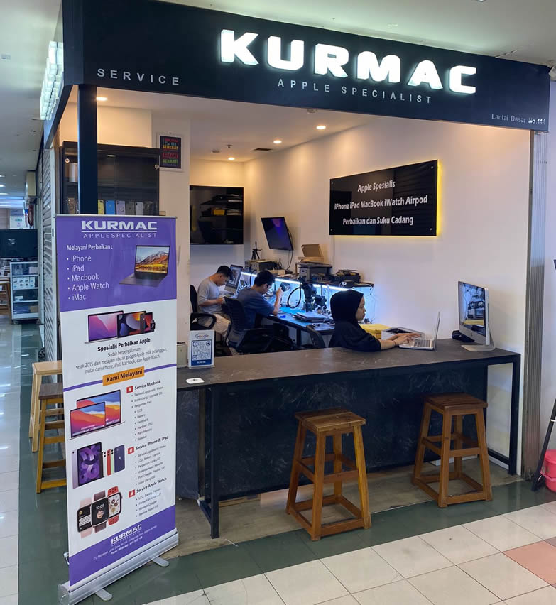 Kurmac Repair, spesialis perbaikan Apple terpercaya di Jakarta Kurmac Repair, spesialis perbaikan Apple terpercaya di Jakarta