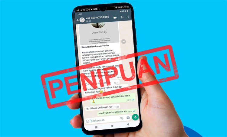 Waspada Link Undangan Pernikahan Digital, Penipu Whatsapp Curi Data Pribadi Waspada Link Undangan Pernikahan Digital, Penipu Whatsapp Curi Data Pribadi